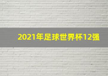 2021年足球世界杯12强