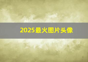 2025最火图片头像