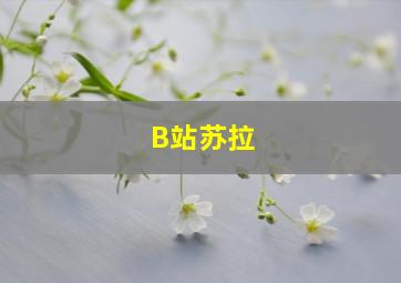 B站苏拉