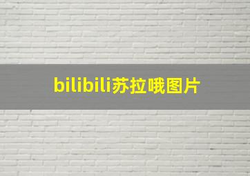 bilibili苏拉哦图片