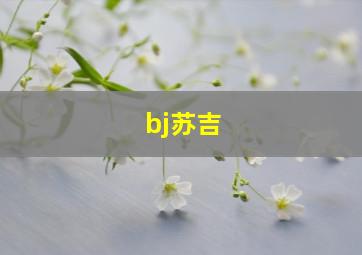 bj苏吉