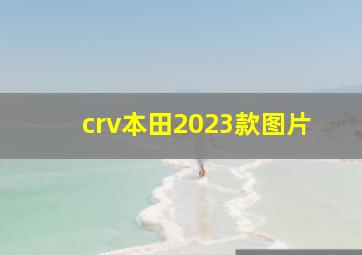 crv本田2023款图片