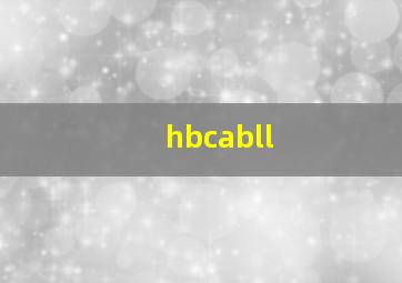 hbcabll