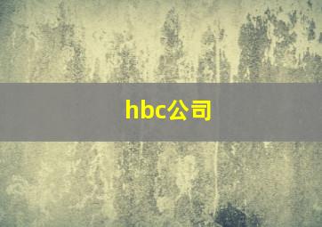 hbc公司