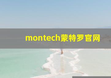 montech蒙特罗官网