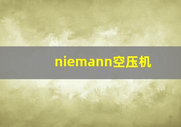 niemann空压机