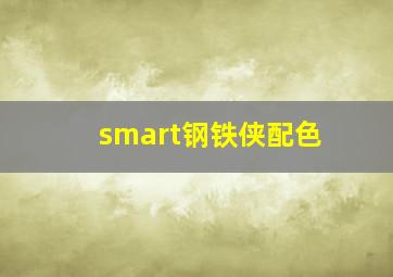 smart钢铁侠配色