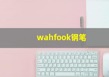 wahfook钢笔