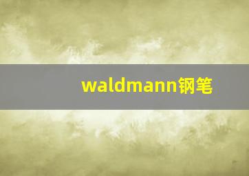 waldmann钢笔