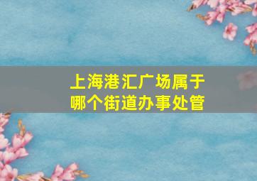 上海港汇广场属于哪个街道办事处管