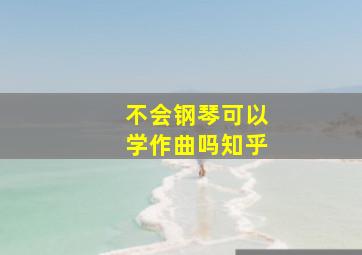 不会钢琴可以学作曲吗知乎