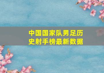 中国国家队男足历史射手榜最新数据