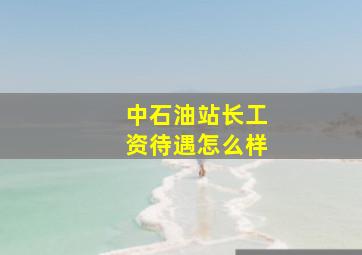 中石油站长工资待遇怎么样