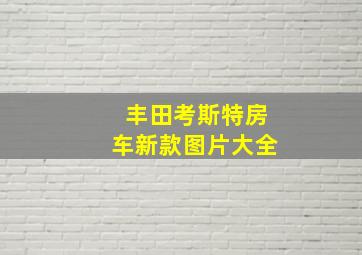 丰田考斯特房车新款图片大全