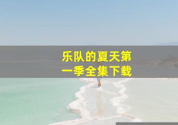 乐队的夏天第一季全集下载