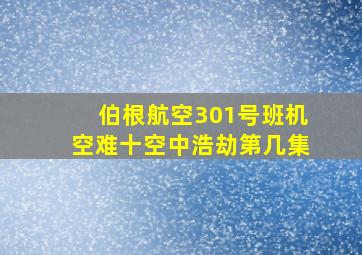 伯根航空301号班机空难十空中浩劫第几集