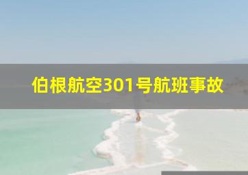 伯根航空301号航班事故