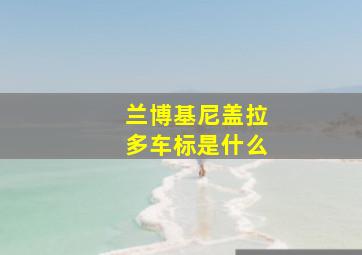 兰博基尼盖拉多车标是什么