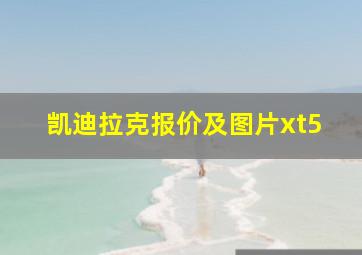 凯迪拉克报价及图片xt5