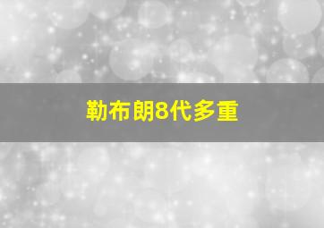 勒布朗8代多重