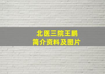 北医三院王鹏简介资料及图片