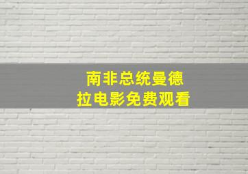 南非总统曼德拉电影免费观看