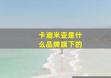 卡迪米亚是什么品牌旗下的