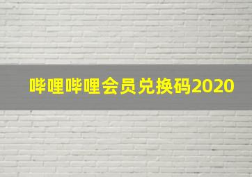 哔哩哔哩会员兑换码2020