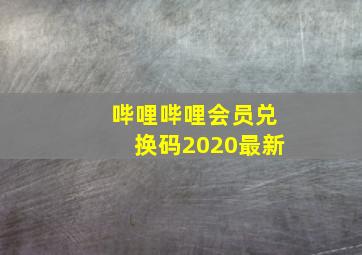 哔哩哔哩会员兑换码2020最新