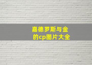 嘉德罗斯与金的cp图片大全