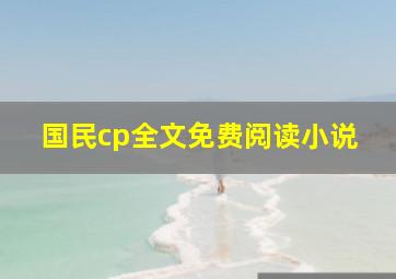 国民cp全文免费阅读小说