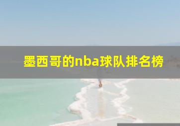 墨西哥的nba球队排名榜