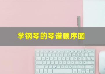 学钢琴的琴谱顺序图