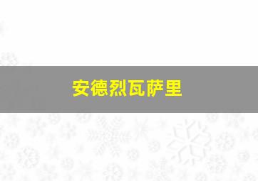 安德烈瓦萨里