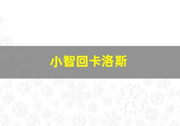 小智回卡洛斯