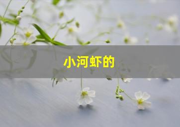 小河虾的