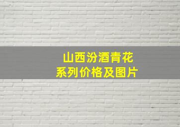 山西汾酒青花系列价格及图片