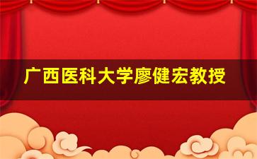 广西医科大学廖健宏教授