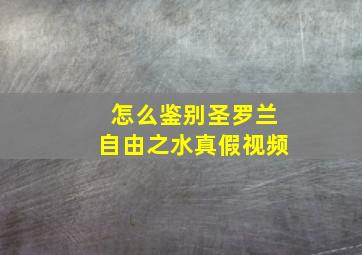 怎么鉴别圣罗兰自由之水真假视频