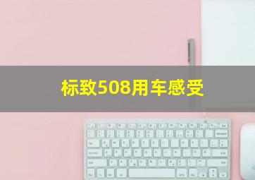 标致508用车感受