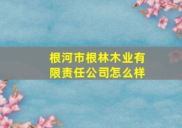 根河市根林木业有限责任公司怎么样