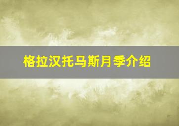 格拉汉托马斯月季介绍