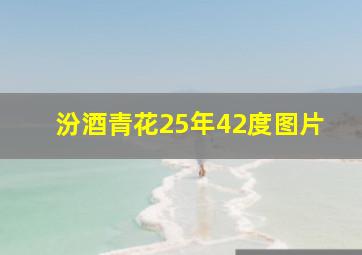 汾酒青花25年42度图片