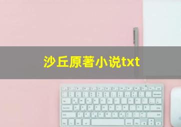 沙丘原著小说txt