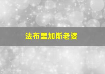 法布里加斯老婆