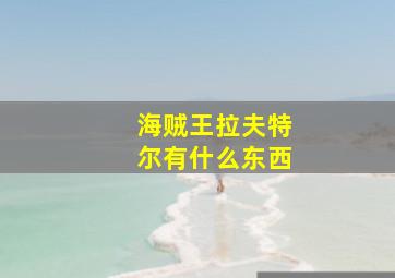 海贼王拉夫特尔有什么东西