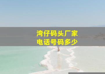 湾仔码头厂家电话号码多少