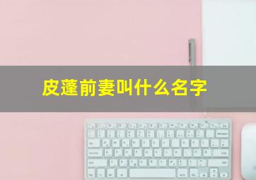 皮蓬前妻叫什么名字