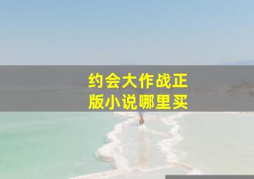 约会大作战正版小说哪里买