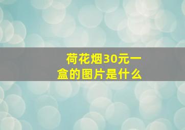 荷花烟30元一盒的图片是什么